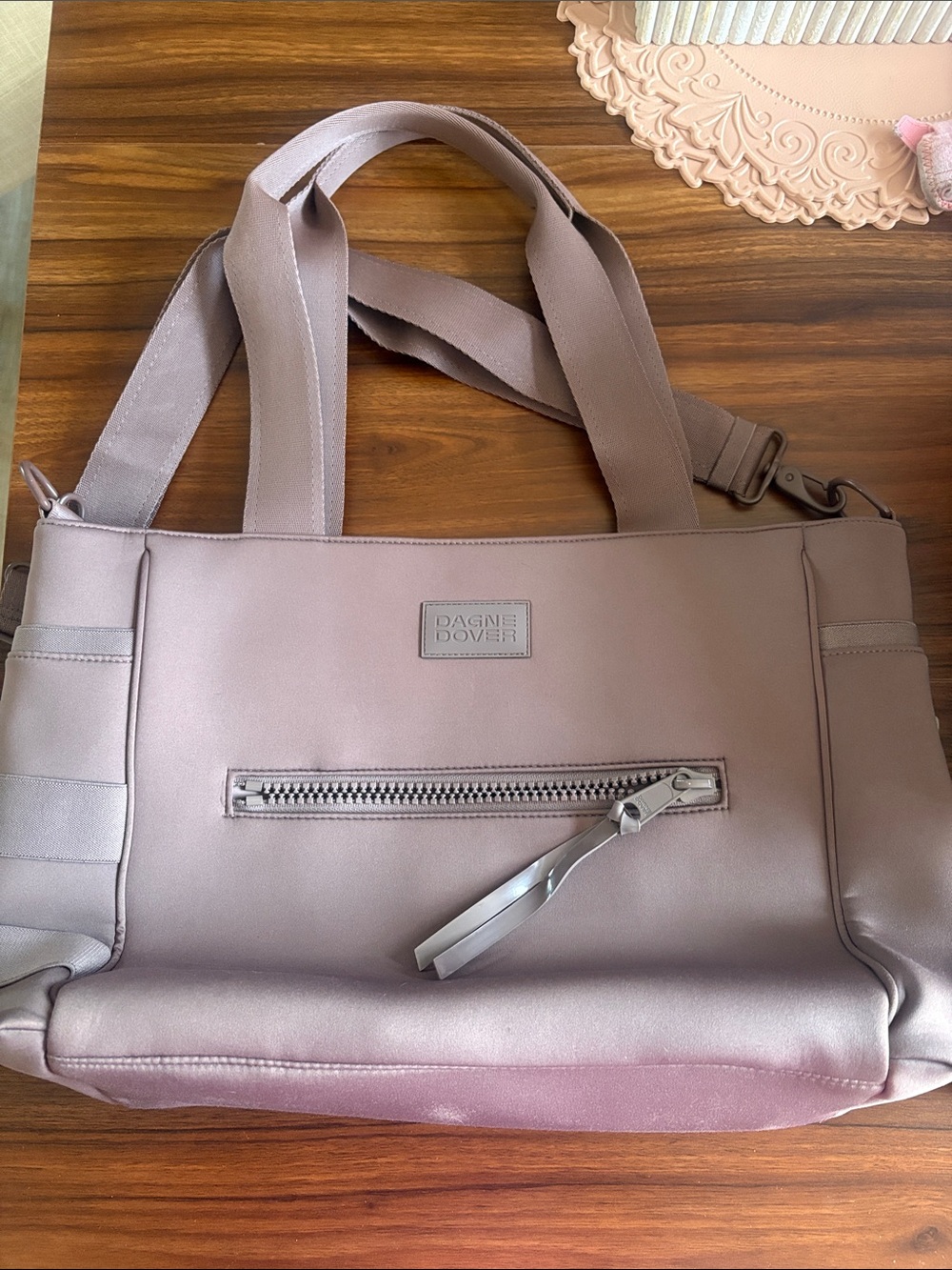 Dagne Dover Shoulder Bag - Dusty Mauve